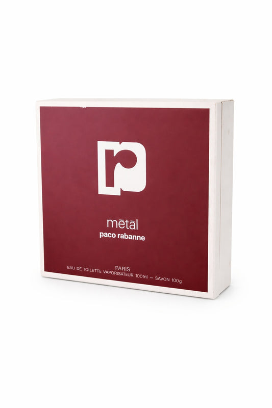 Paco Rabanne Métal Geschenkset Eau de Toilette 100 ml + Seife Damen Vintage